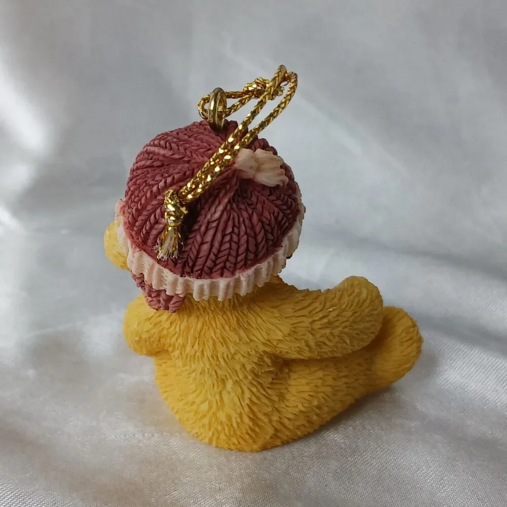 VINTAGE ENESCO CHERISHED TEDDIES BEAR ORNAMENT-ANNE